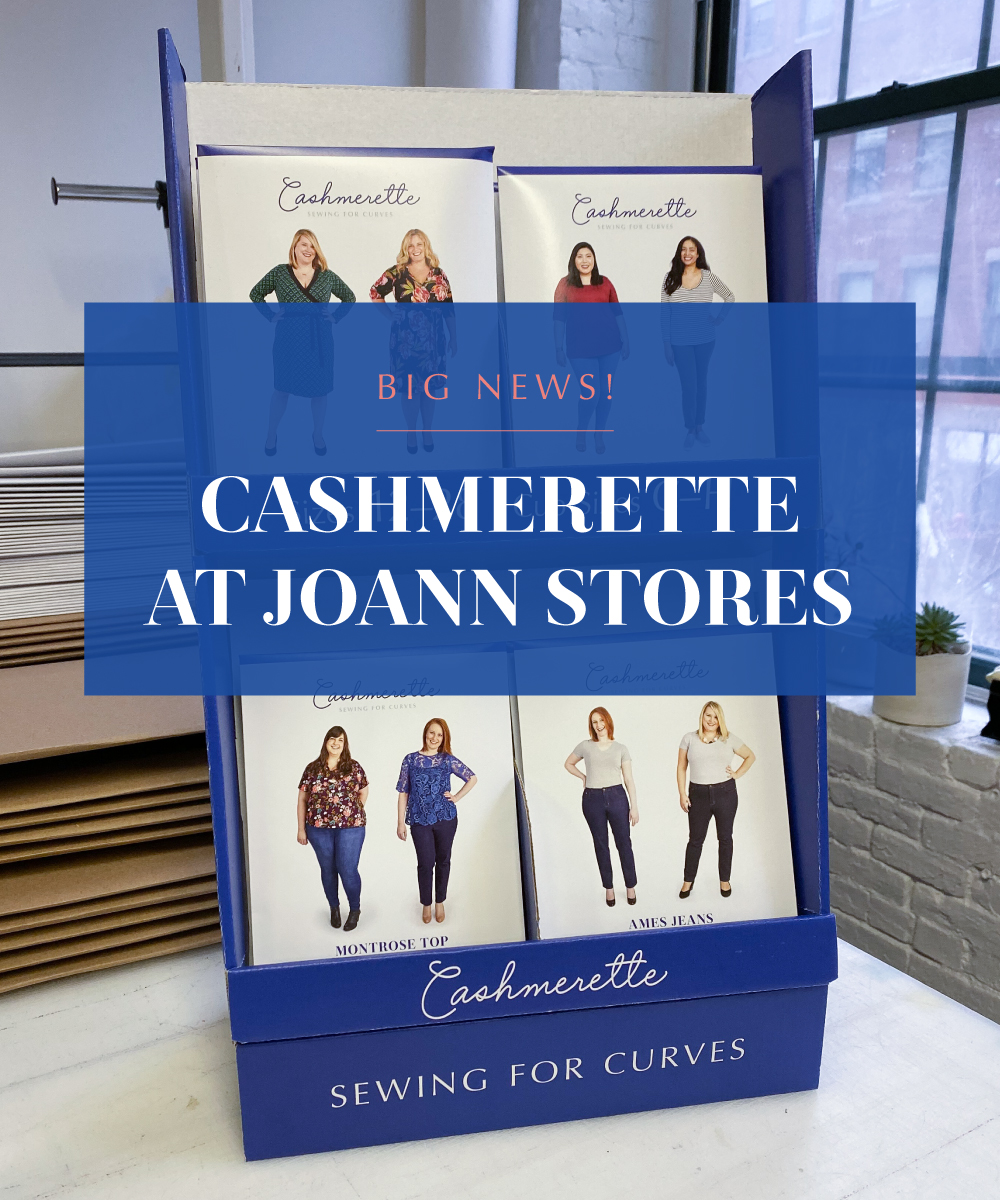 Cashmerette indie patterns at Joann's